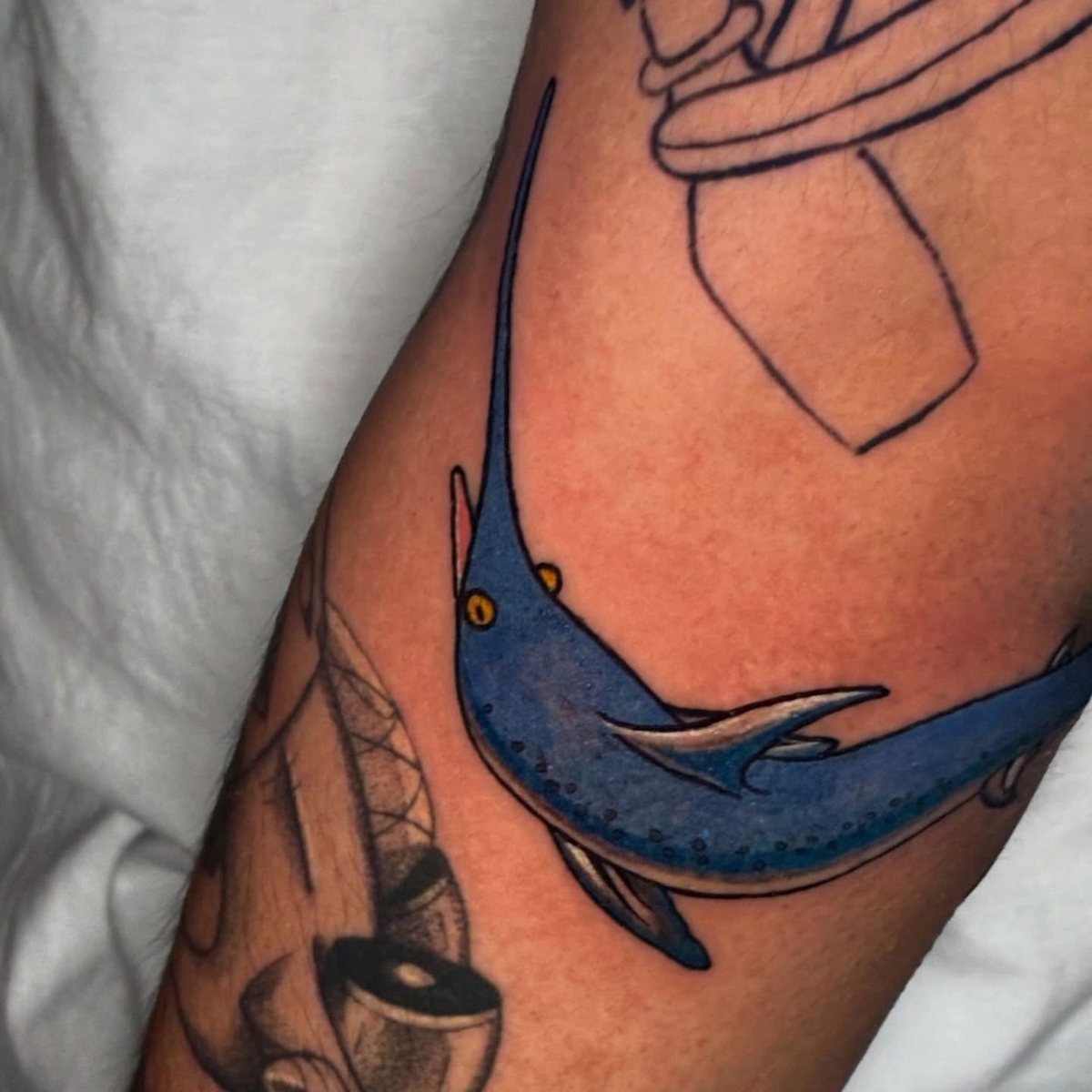 Fine Line Blackwork & Micro-Realism tattoo by Mayra at Baroness Tattoo, Garland TX