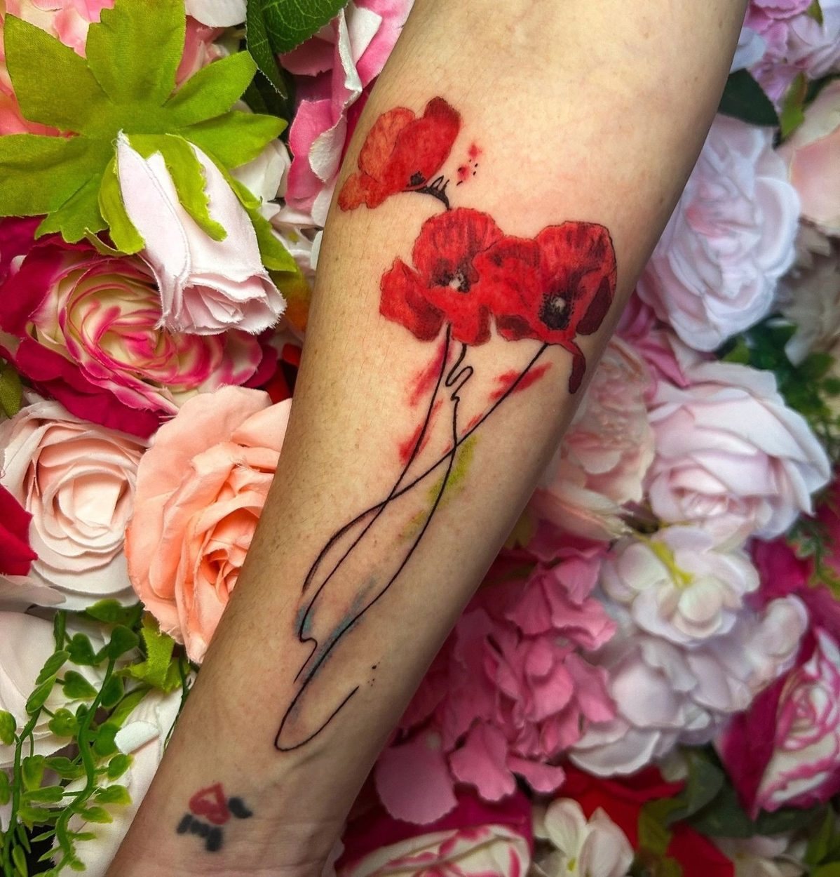 Fine Art, Color & Restorative Tattooing tattoo by Katherine at Baroness Tattoo, Garland TX
