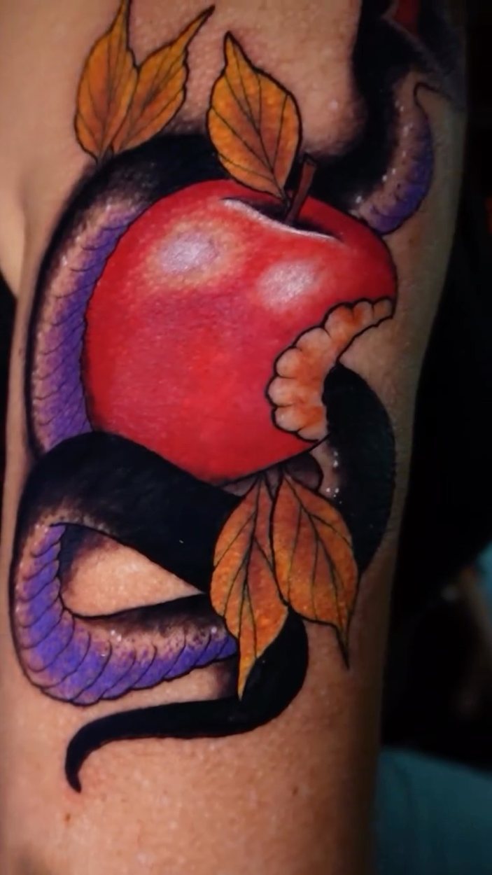 Dark Ornamental & Blackwork tattoo by Caroline at Baroness Tattoo, Garland TX