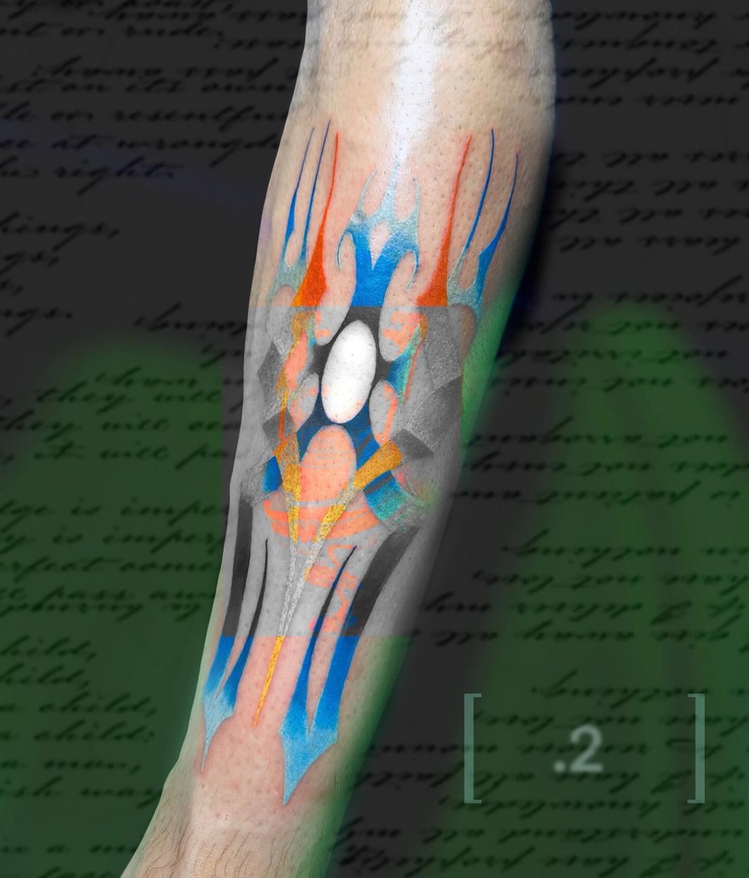 Cyber Goth · Abstract · Avant-Garde tattoo by Tyco at Baroness Tattoo, Garland TX