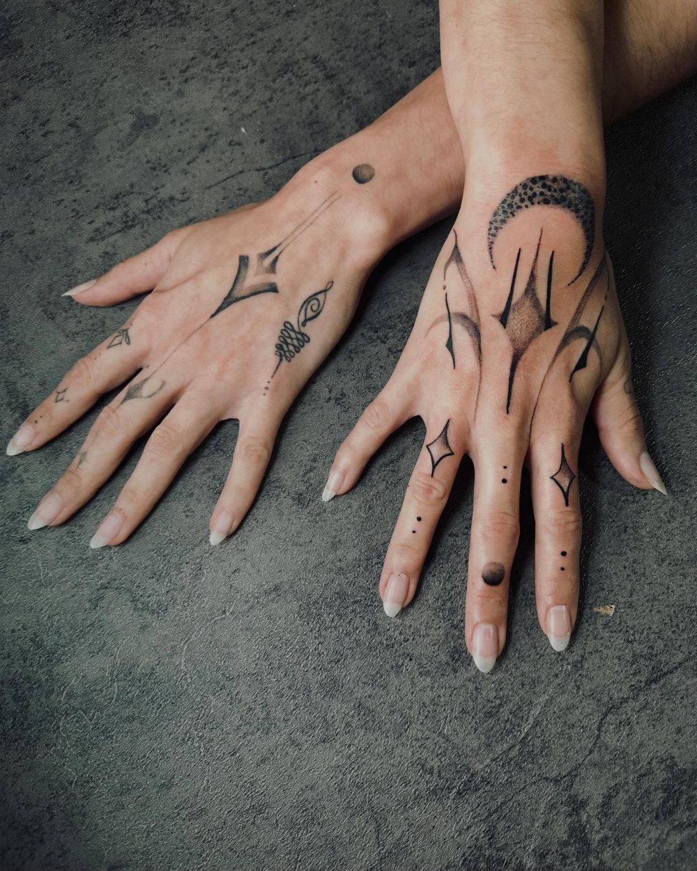 Cyber Goth · Abstract · Avant-Garde tattoo by Tyco at Baroness Tattoo, Garland TX