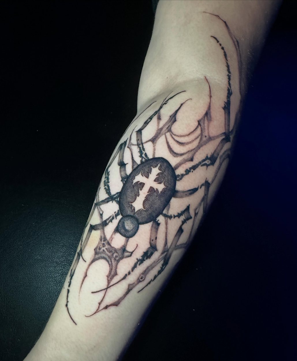 Cyber Goth · Abstract · Avant-Garde tattoo by Tyco at Baroness Tattoo, Garland TX