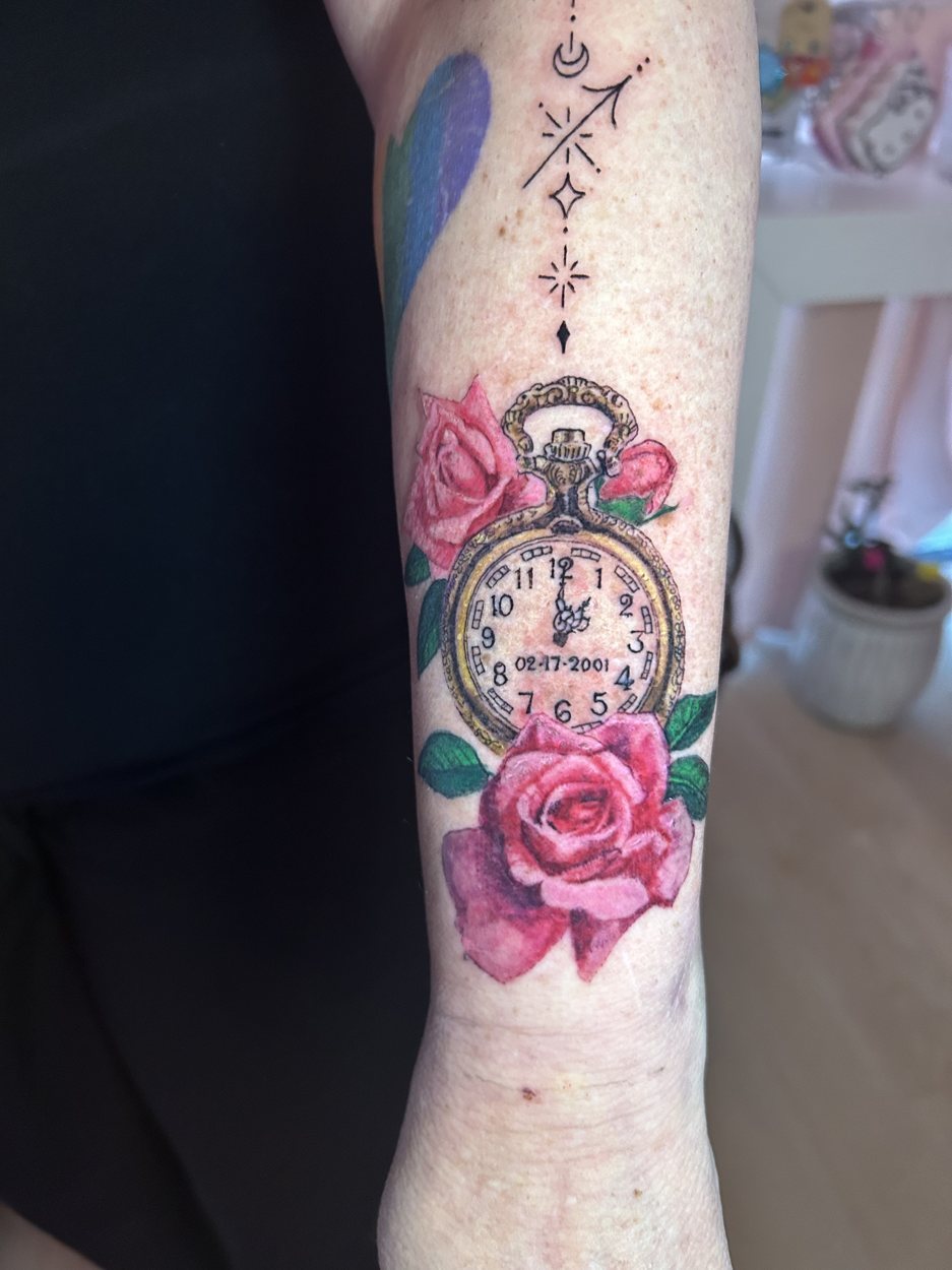 Fine Art, Color & Restorative Tattooing tattoo by Katherine at Baroness Tattoo, Garland TX